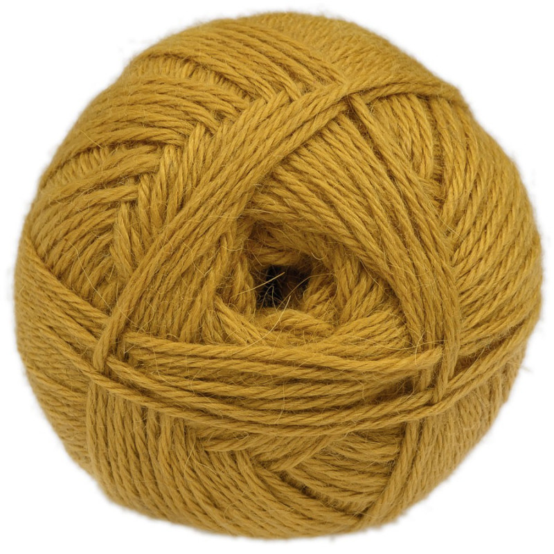 Yellow - 100% baby llama - Medium - 100 gr./ 218 yd.