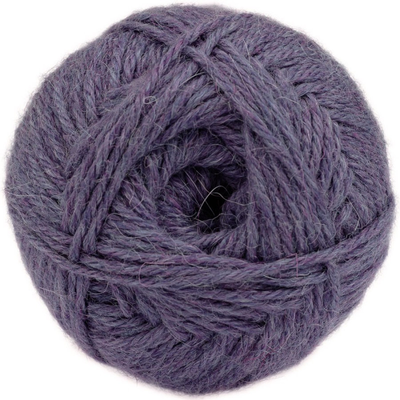 Dark mottled blue - Baby llama/Merino wool - Bulky - 100 gr./178 yd.