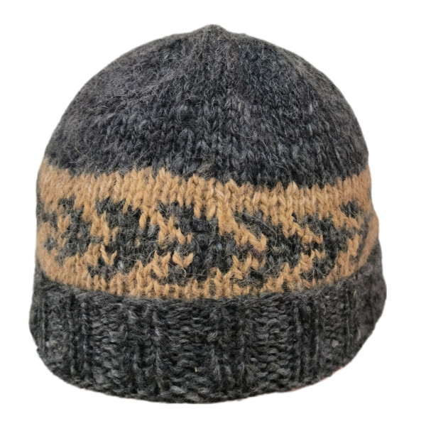 Parinacota Beanie in Natural Colors - Llama and Alpaca