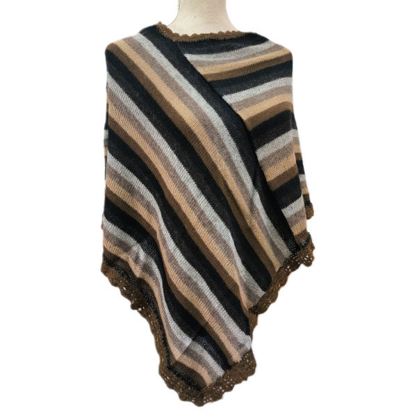 "Panqara" Poncho - Alpaca wool