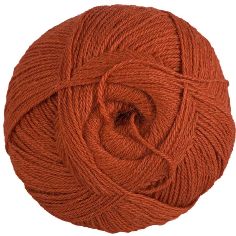 Pure Alpaca Wool - Rusty orange - 100 gr.