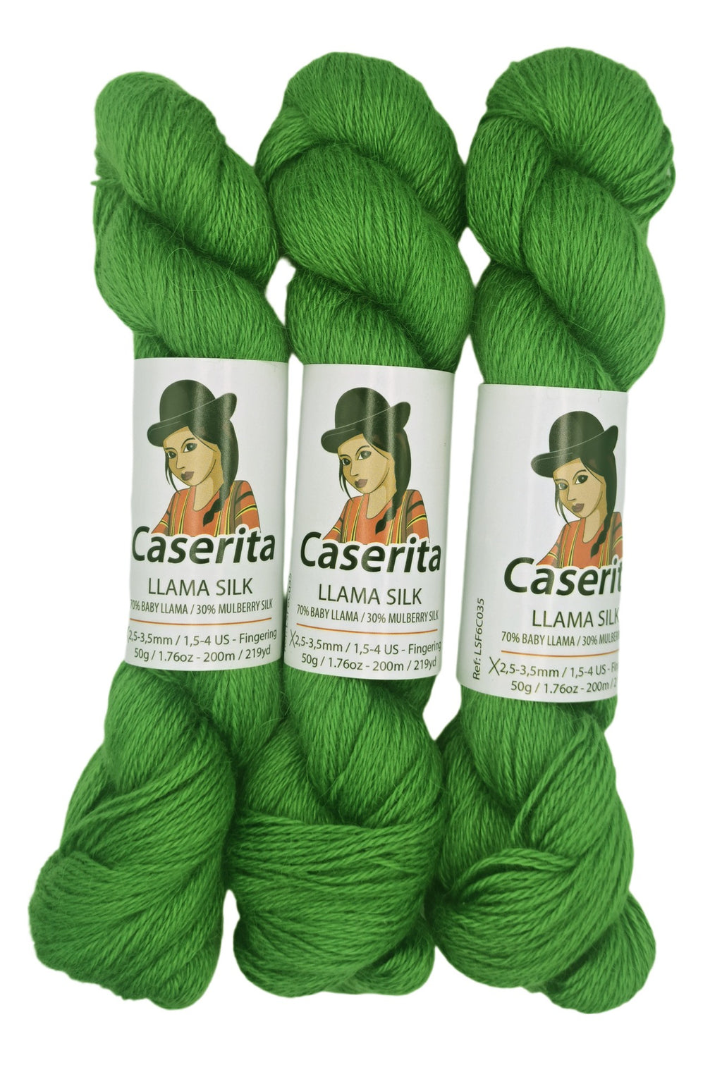 Verde manzana - Baby llama y Seda - 50 gr./200 m.