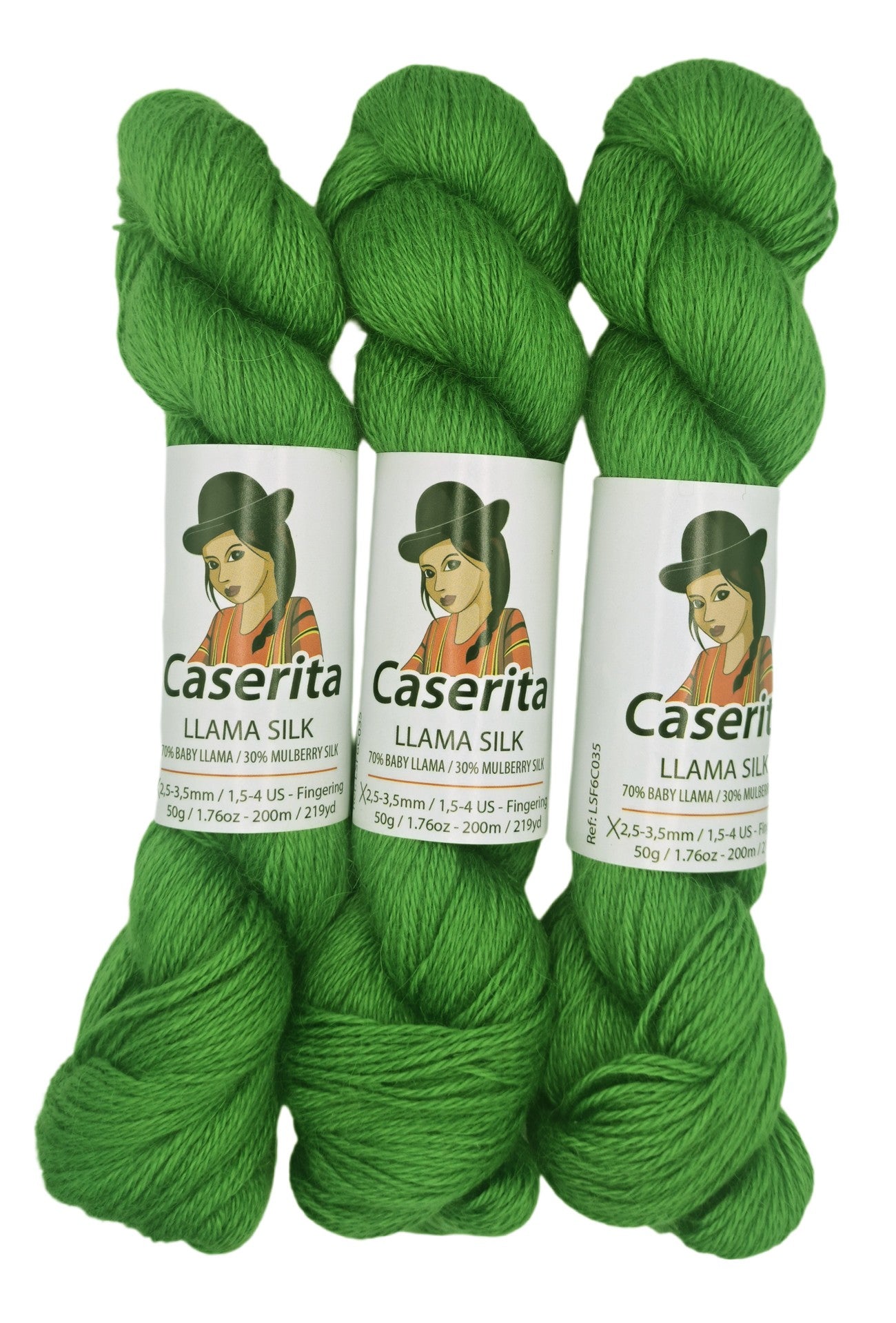 Verde manzana - Baby llama y Seda - 50 gr./200 m.