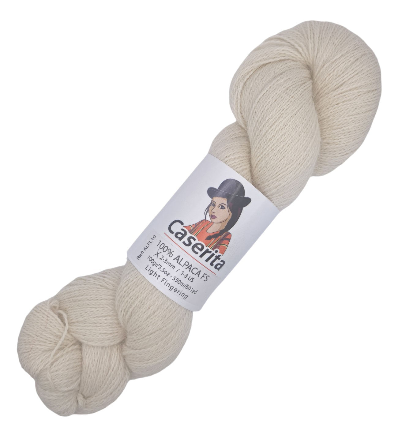 Blanco Crudo - 100% Alpaca FS - 100 gr. / 550m
